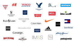 list of clothing companies famous clothing companies