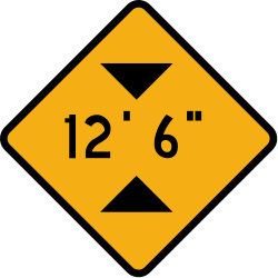 Bridge Height Sign