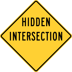 Hidden intersection, Delaware.