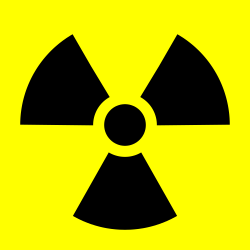 Radioactivity sign