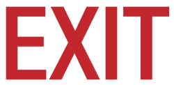 The Exit Sign