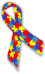 Puzzle awareness ribbon