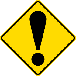 General Warning Sign - New Zealand
