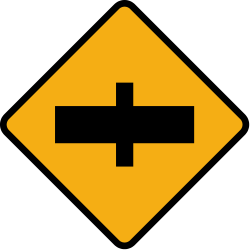 cross road sign meaning