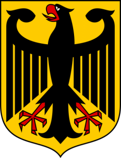 German SH503P-DG-HG-Germany Germany Royal Coat of Arms Country Display Shield 