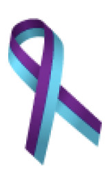 What Does a Teal & Purple Ribbon Mean?