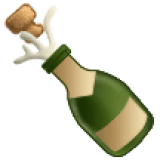 Bottle With Popping Cork (Samsung One UI 1.5)